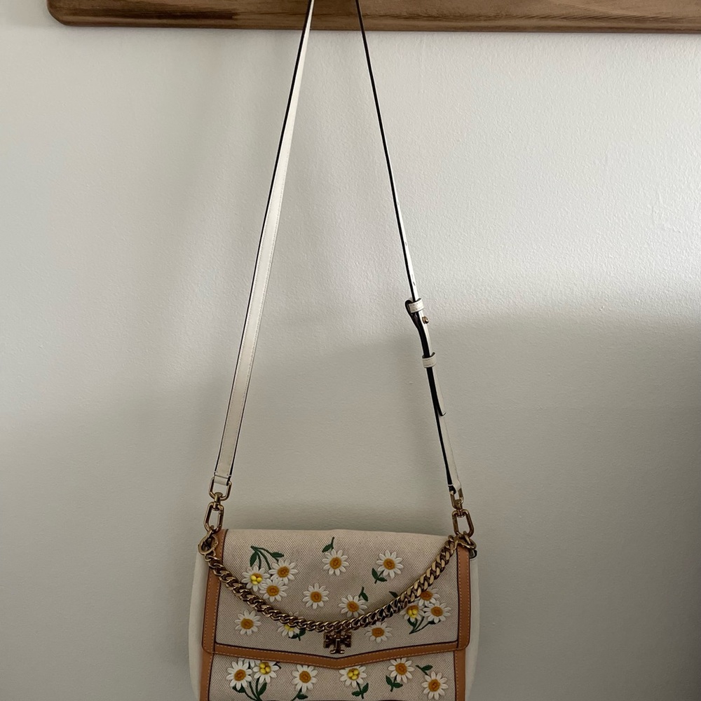 Kira Canvas Appliqué Bag | Tory Burch - Picture 12 of 16